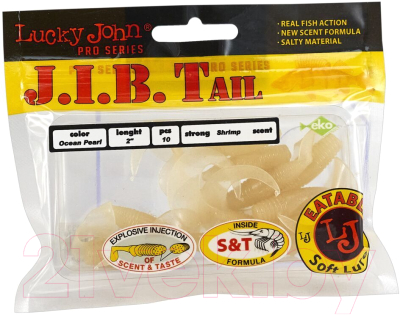 Мягкая приманка Lucky John Pro Series J.I.B. Tail / 140122-033 (10шт)