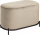 Миниатюра изображения товара Пуф Sheffilton SHT-B7 (ванильный крем/черный муар)