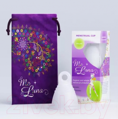 Менструальная чаша Me Luna Sport Shorty XL Ring Clear