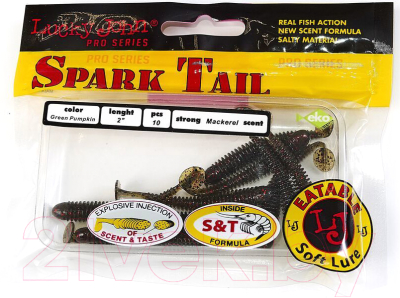 Мягкая приманка Lucky John Pro Series Spark Tail / 140166-PA03 (10шт)