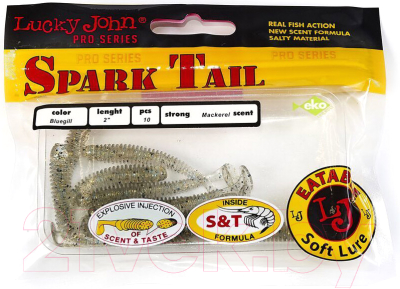 Мягкая приманка Lucky John Pro Series Spark Tail / 140166-S08 (10шт)
