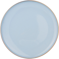 Тарелка столовая обеденная Bronco Solo / 577-159 (бледно-голубой) - 