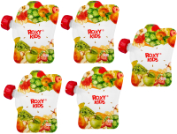 Набор пакетов для детского питания Roxy-Kids Для хранения фруктового пюре / RPCK-002 (5шт) - 