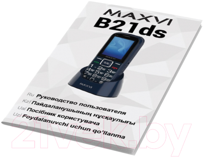 Мобильный телефон Maxvi B 21ds (черный)