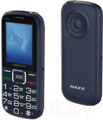 Мобильный телефон Maxvi B 21ds (синий)