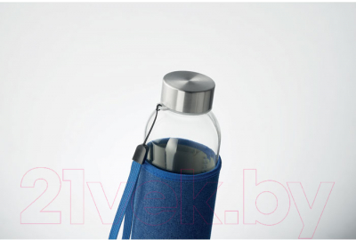 Бутылка для воды Mid Ocean Brands Utah Denim / MO6192-04 (прозрачный/синий)