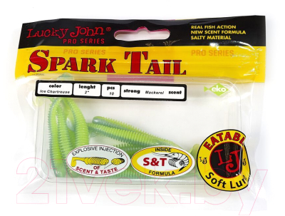 Мягкая приманка Lucky John Pro Series Spark Tail / 140166-T57 (10шт)