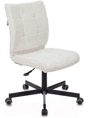 Бюрократ CH-330M (молочный экомех/черный) Кресло офисное купить в ...