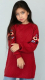Платье детское Polesie 8С0175-Д43 (р.134,140-68, красный минерал) - 