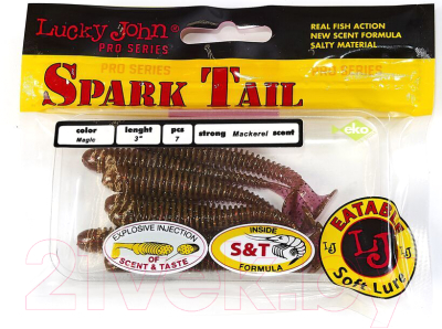 Мягкая приманка Lucky John Pro Series Spark Tail / 140167-S14 (7шт)