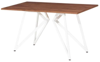 Обеденный стол Millwood Женева Л18 160x80 (дуб табачный Craft/металл белый) - 