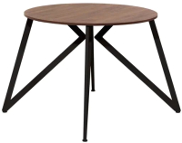 Обеденный стол Millwood Женева Л18 D90 (дуб табачный Craft/металл черный) - 