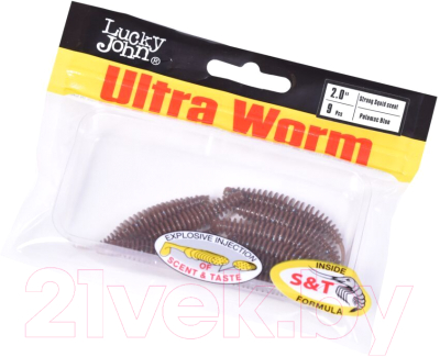 Мягкая приманка Lucky John Pro Series Ultraworm / 140193-S19 (9шт)