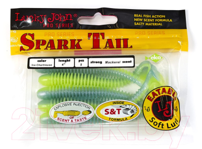 Мягкая приманка Lucky John Pro Series Spark Tail / 140168-T57 (5шт)