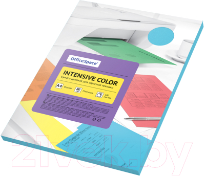 Бумага OfficeSpace Intensive Color A4 / IC_38226 (100л, голубой)