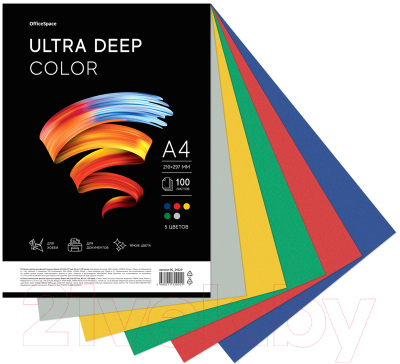 Бумага OfficeSpace Ultra Deep Color A4 / DC_34020 (100л)