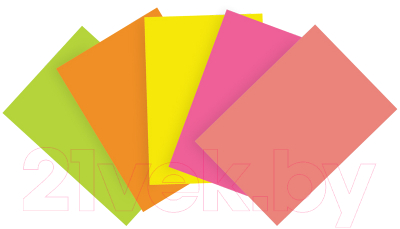 Бумага OfficeSpace Neon Mix A4 / 245192 (100л)