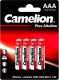 Батарейка Camelion LR03 Plus Alkaline BL-4 / LR03-BP4 - 