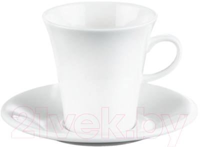 Чашка с блюдцем Wilmax WL-993108/AB