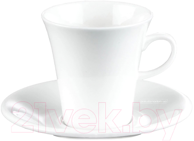 Чашка с блюдцем Wilmax WL-993109/AB