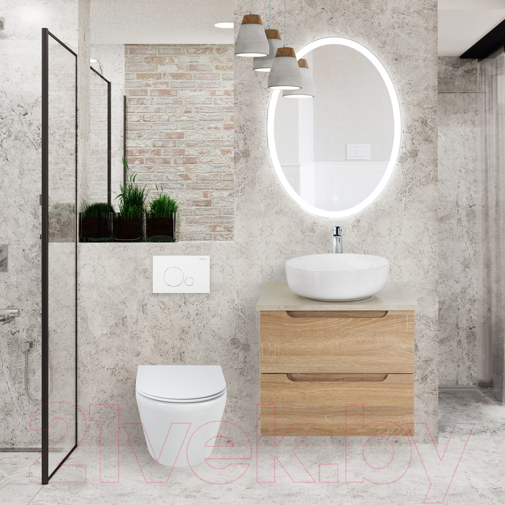 Унитаз подвесной BelBagno BB8001CHR/SC