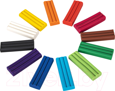 Пластилин восковой Brauberg Kids / 106495 (12цв)