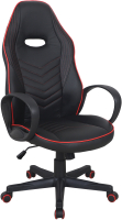 Кресло геймерское Brabix Flame GM-004 / 532499 (черный/красный) - 