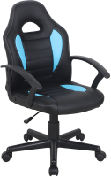 Кресло геймерское Brabix Spark GM-201 / 532505 (черный/голубой) - 