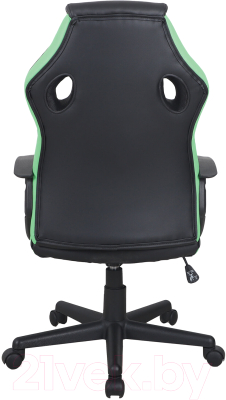 Кресло геймерское Brabix Fighter GM-008 / 532508 (черный/зеленый)
