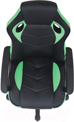 Кресло геймерское Brabix Fighter GM-008 / 532508 (черный/зеленый)