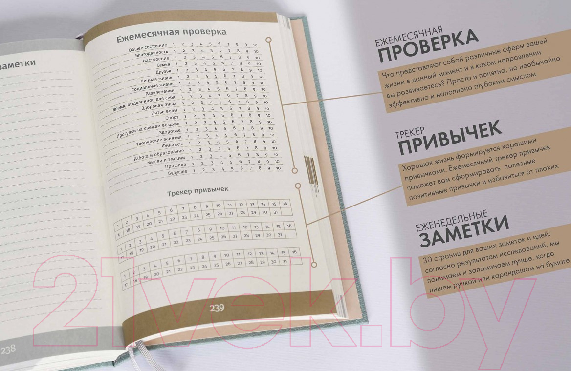 Мотивационный ежедневник Альпина 6 минут. Ежедневник, который изменит вашу жизнь. Лен (Спенст Д.) — фото 6