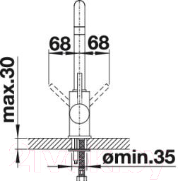 Смеситель Blanco Mili / 525130