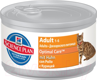 Влажный корм для кошек Hill's Science Plan Adult with Chicken (82г)