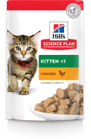 Влажный корм для кошек Hill's Science Plan Feline Kitten with Chicken (85г) - 