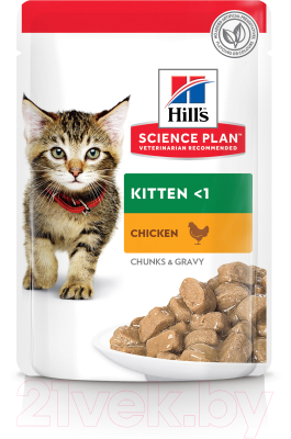 Влажный корм для кошек Hill's Science Plan Feline Kitten with Chicken (85г)