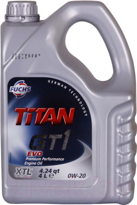 

Моторное масло Fuchs, Titan GT1 Evo 0w20 / 600930646
