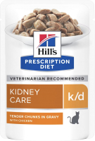 Влажный корм для кошек Hill's Prescription Diet Kidney Care k/d Chicken (85г) - 