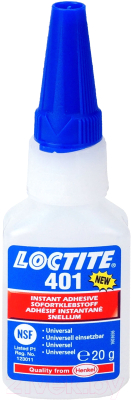 Клей Henkel Loctite 401 Цианоакрилатный / 1924111 (20г)