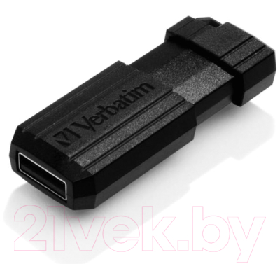 Usb flash накопитель Verbatim PinStripe Store 'n' Go 64GB / 49065 (черный)