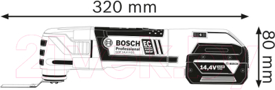 Профессиональный мультиинструмент Bosch GOP 14.4 V-EC Professional (0.601.8B0.101)