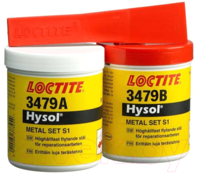 Шпатлевка Henkel Loctite EA3479 Алюмонаполненная / 195826 (2x250г)