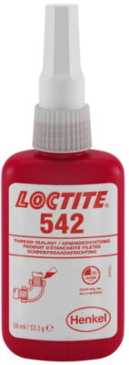 Изображение товара Герметик акриловый Henkel Loctite 542 уплотнитель / 246613 (50мл)