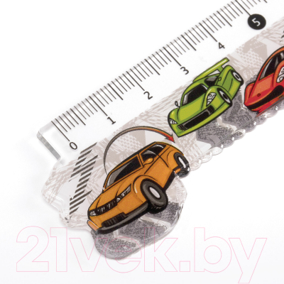 Изображение товара Линейка Юнландия Машинки / 210729