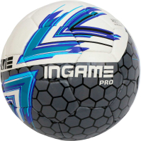Футбольный мяч Ingame Pro №5 IFB-115 (синий/черный) - 