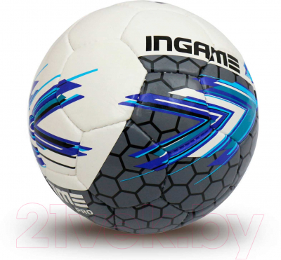 Футбольный мяч Ingame Pro №5 IFB-115 (синий/черный)