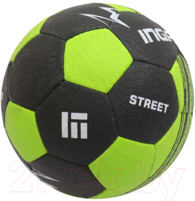 Футбольный мяч Ingame Street Brooklyn №5 IFB-125 (черный/зеленый)