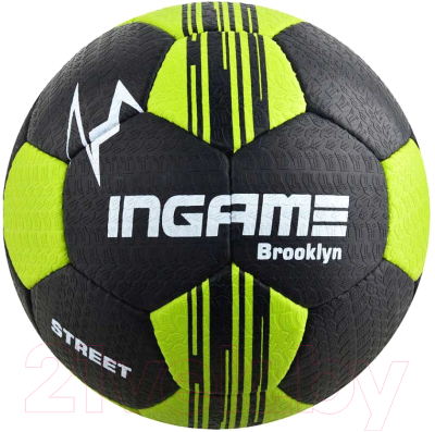 Футбольный мяч Ingame Street Brooklyn №5 IFB-125 (черный/зеленый)