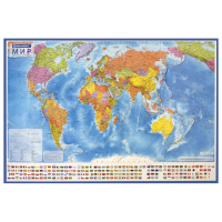 Настенная карта Brauberg Политическая карта мира / 112382 - 