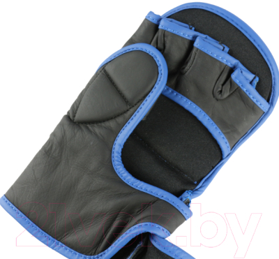 Перчатки для единоборств BoyBo Wings (M, черный/синий)
