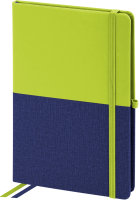 Записная книжка Brauberg Duo / 113430 (зеленый/фиолетовый) - 